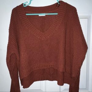 Long sleeve burnt orange